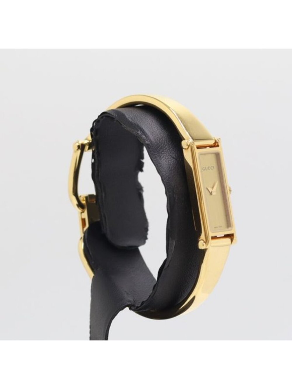 Gucci Quartz Bangle Watch Gold Dial - Picture 2 of 4
